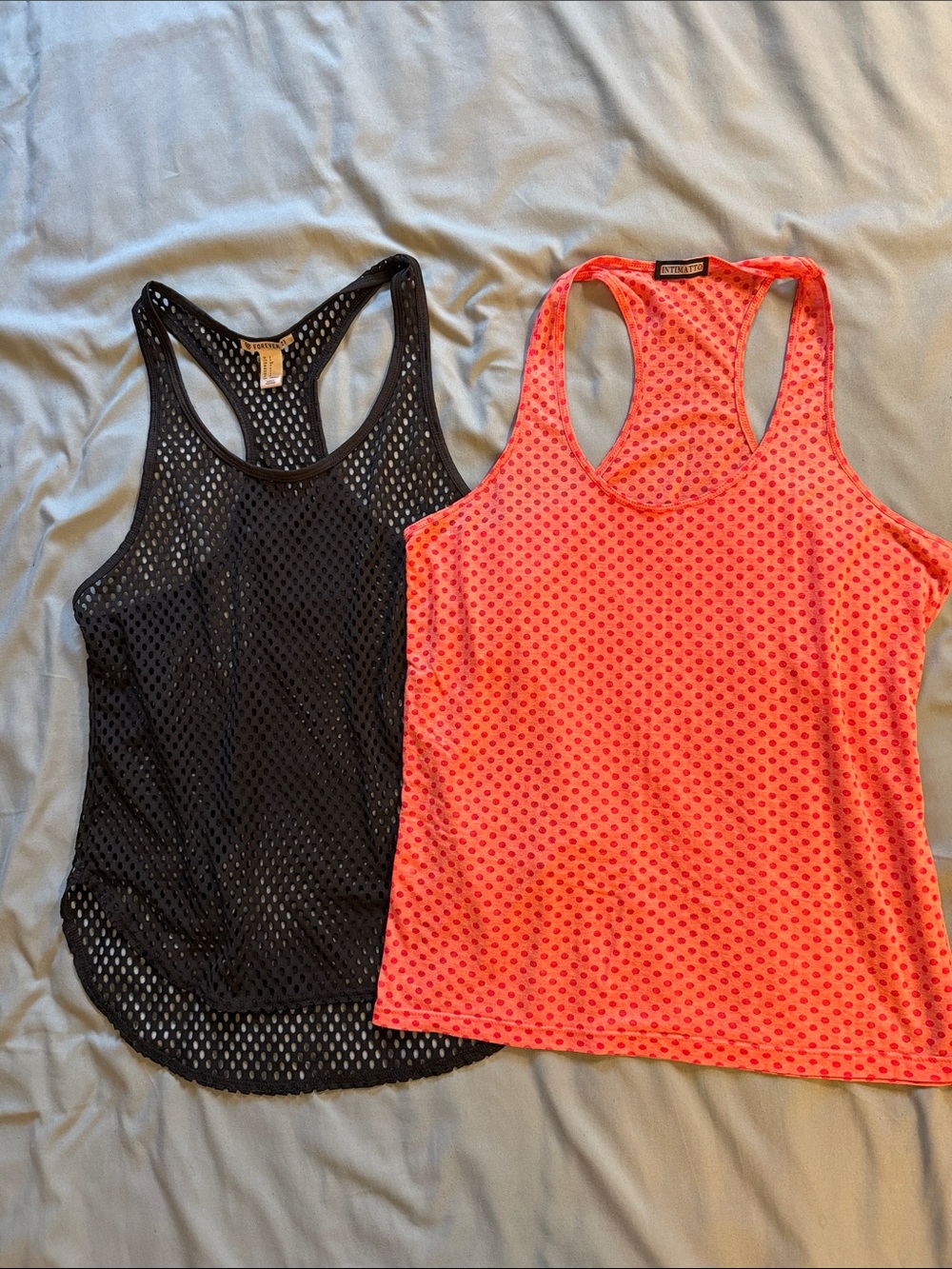 Two work out tank top size small